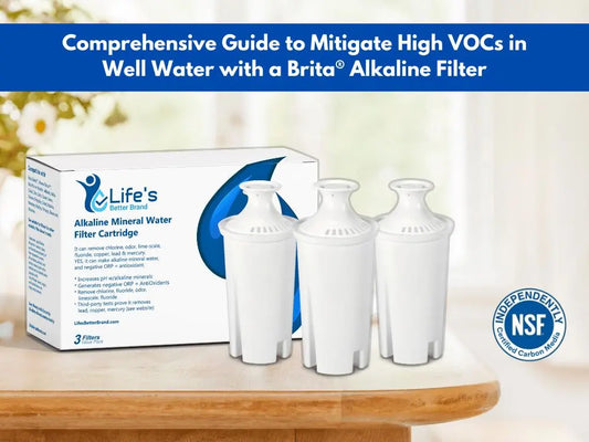 Comprehensive Guide to Mitigate High VOCs in Well Water with a Brita® Alkaline Filter