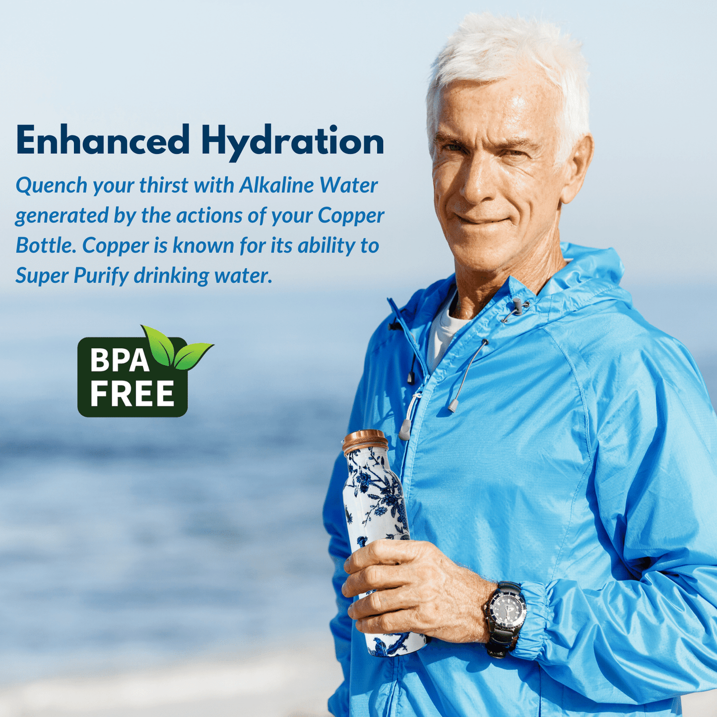 Enhanced Hydration help of Copper Bottle