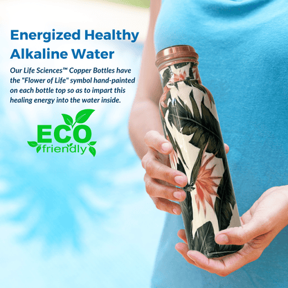 Energized Healthy Alkaline Water Through Copper Bottle