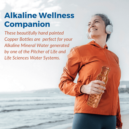 Alkaline Wellness Companion Pounded Drop Copper Water