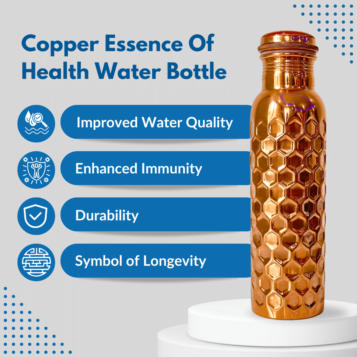 Pounded drop Copper water Benefits