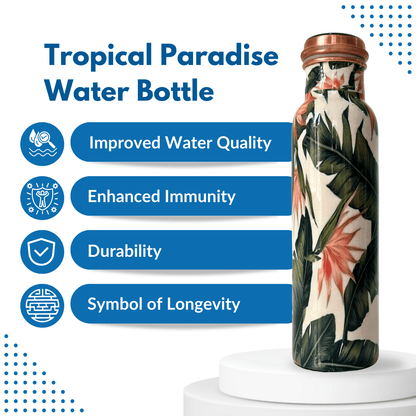 Unique Point of Tropical Paradise Water Bottle